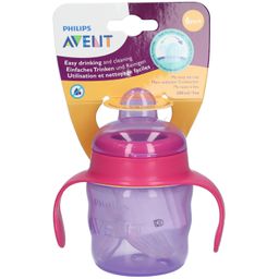 Philips Avent Beker met Drinktuit Roze SCF551/03