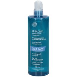 Ducray Keracnyl Schuimende Reinigende Gel | Vette huid met neiging tot acné