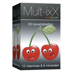 ixX Pharma Mult-ixX KIDZ | Multivitamines & mineralen voor groei, immuniteit en botten