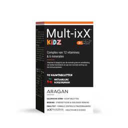 ixX Pharma Mult-ixX KIDZ | Multivitamines & mineralen voor groei, immuniteit en botten