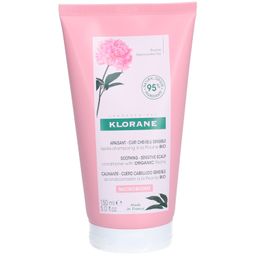 Klorane Pivoine BIO Après-shampooing Apaisant | Anti-irritation & Protecteur | Cuir chevelu sensible