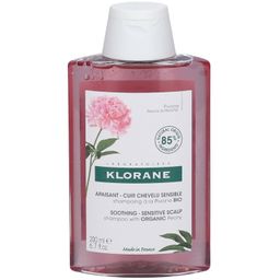 Klorane BIO Pioenroos Kalmerende Shampoo | Anti-irritaties & beschermend | Gevoelige hoofdhuid