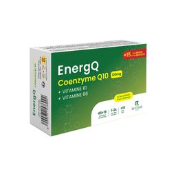 ENERGQ Coenzyme Q10 120 mg + vit. B | Cœur & énergie | + 15 comprimés GRATUITS