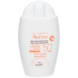 Avène Solaire SPF 50+ Fluide minéral Très haute protection | Peau sensible intolérante