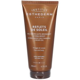 Institut Esthederm Reflets de Soleil Gel-Crème Auto-Bronzant Hydra-Boost Visage et Corps Hâle Naturel