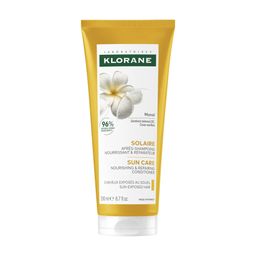 Klorane Après-Shampooing au Tamanu Bio et au Monoï | Nutri-Réparation - Cheveux au soleil