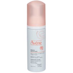 Avène Les Essentiels Mousse nettoyante & démaquillante | Peau sensible | Visage & yeux sensibles