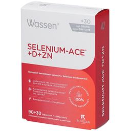 Selenium-ACE+D+Zn | Antioxidanten | Immuniteit, huid, haar & nagels | + 30 GRATIS tabletten
