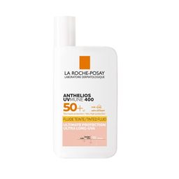 La Roche-Posay Anthelios UVMune 400 Getinte Zonnebrand Fluide SPF 50+ | voor een gevoelige huid & gezicht