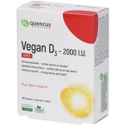 Quercus Vegan D3 - 2000 I.U. Forte