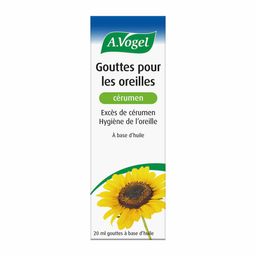 A.Vogel Gouttes pour les Oreilles Excès de Cérumen - Hygiène de l'Oreille