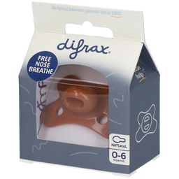Difrax Fopspeen Natural Cinnamon 0-6 Maanden