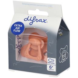 Difrax Sucette Natural Peachy 6 Mois+