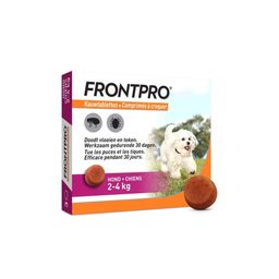 FRONTPRO® Kauwtablet Tegen Vlooien & Teken Voor Honden [Hond S] (2-4kg)