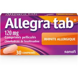 Allegra tab 120 mg | Allergie | Antihistaminique non somnolent