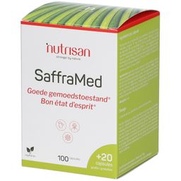 Nutrisan SaffraMed 100 + 20 Capsules GRATUITES
