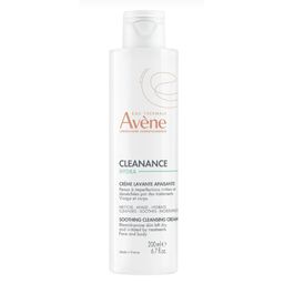 Avène Cleanance HYDRA Crème lavante apaisante | Peau à imperfections irritées & déséchées par traitements