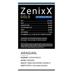 ixX Pharma ZenixX GOLD | Oméga-3 EPA & DHA, vitamines, minéraux & antioxydants
