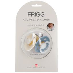FRIGG Sucette Latex Rope Night Stone - Cream 6-18 Mois