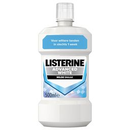 Listerine® Advanced White Zonder Alcohol| Mondwater voor Wittere Tanden