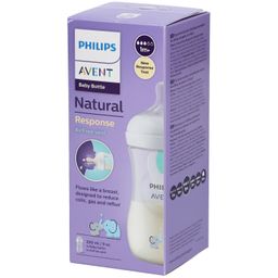 Philips Avent Natural Response Biberon avec valve Airfree Elephant SCY673/81