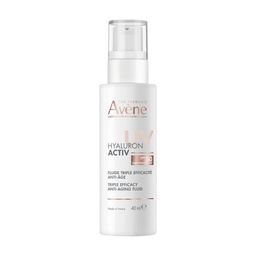 Avène Hyaluron Activ UV SPF50 Fluide Anti-Âge Triple Efficacité | Haute Protection | Peau sensible