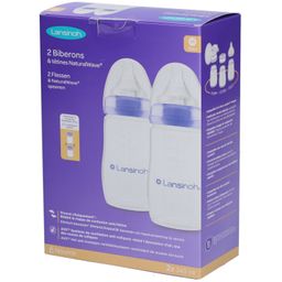 Lansinoh Zuigfles + NaturalWave® Speen 3m+ 240 ml