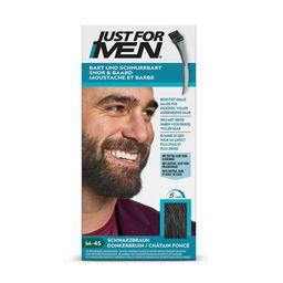 Just For Men Moustache & Barbe M-45 Teinture pour cheveux brun foncé