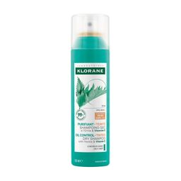 Klorane Ortie Shampooing sec teinté Purifiant | Sébo-réducteur | Cheveux bruns gras