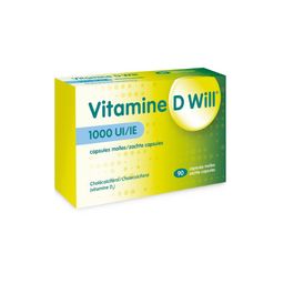 Vitamine D Will 1000 IE