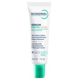 Bioderma Sébium Kerato+ Cover Gel-Crème Teinté Anti-Imperfections Haute Tolérance Medium