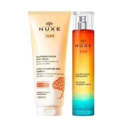 Nuxe Sun Coffret Eau Délicieuse Parfumante & Shampooing Douche Après-Soleil