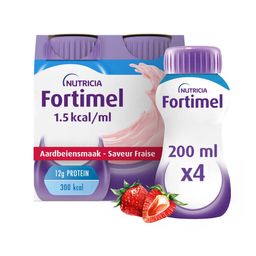 Fortimel 1.5kcal | Arôme Fraise | Complément Nutritionnel Dénutrition