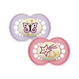 MAM Original Night Tétine silicone rose 16 mois et +