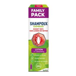Shampoux Express Lotion Family Pack | Anti-luizen en neten