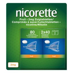Nicorette® Fruit Zuigtabletten 2mg Nicotine | Stoppen met Roken