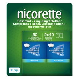 Nicorette® Comprimés à Sucer Freshmint 2mg Nicotine | Arrêter de Fumer