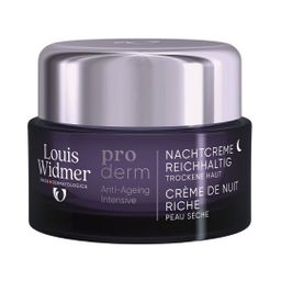 Louis Widmer Proderm Anti-Ageing Intensive Nachtcrème Rijke Textuur Licht Geparfumeerd