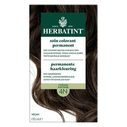 Herbatint Permanente Haarkleuring 4N Kastanje