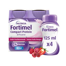 Fortimel Compact Protein 2.4kcal | Rode Vruchtensmaak | Voedingssupplement Ondervoeding