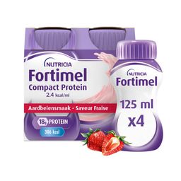 Fortimel Compact Protein 2.4kcal | Saveur Fraise | Complément Nutritionnel Dénutrition