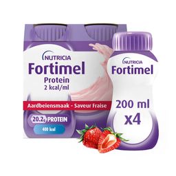 Fortimel Protein 2kcal Saveur Fraise Complément Nutritionnel Dénutrition