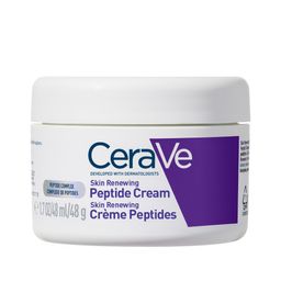 CeraVe Skin Renewing Crème Peptides | Convient aux Peaux Sensibles | Avec un Complexe de Peptides et des Céramides Essentiels