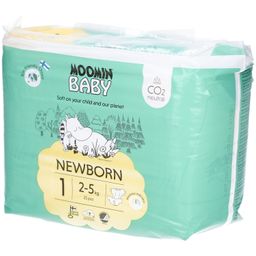 Moomin Ecologische Luiers Maat 1 Newborn (2-5 kg)