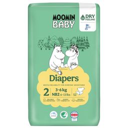 Moomin Ecologische Luiers Maat 2 Mini (3-6 kg)