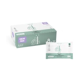 Naïf Plastic Free Water Wipes 8 pack