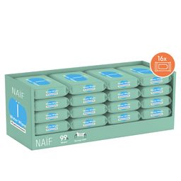 Naïf Plastic Free Water Wipes 16 pack