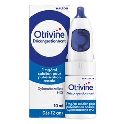 Otrivine Décongestionnant 1mg/ml Solution pour Pulvérisation Nasale