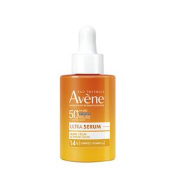 Avène Solaire Ultra Sérum SPF50+ Activateur d'éclat | Très Haute Protection | Vitamine Cg | Peau sensible