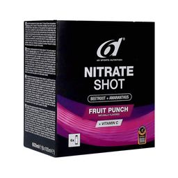 6d Sport Nutrition Nitrate Shot Fruit Punch + Vitamine C Betterave rouge et amarante